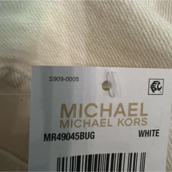 ๐ โ๏ธ Michael Kors Sailor High Rise Flared Leg Jeans with gold hardware Buttons - Picture 14 of 17